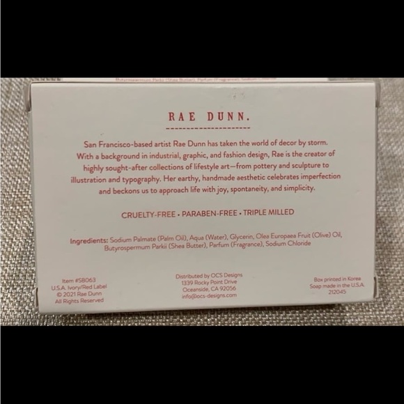 Rae Dunn Body Bar Soap - Picture 4 of 4